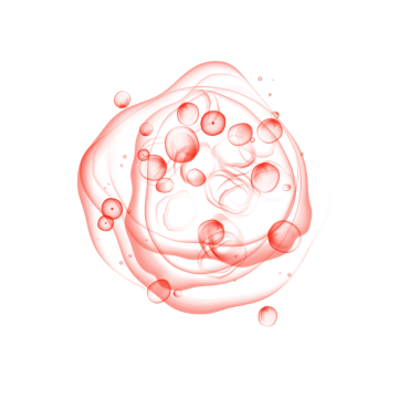 Creating abstract red circular design