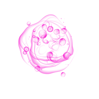 Abstract pink circular design with swirls