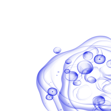 Abstract blue shapes creating dynamic patterns