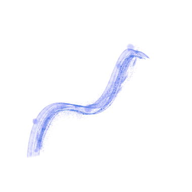 Creating abstract blue brushstroke design