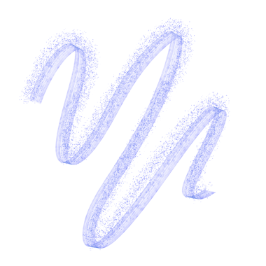 Drawing blue wavy lines creatively