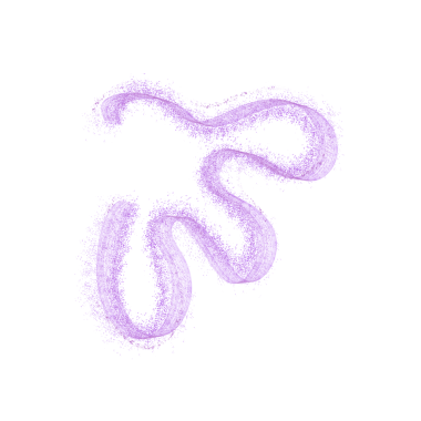 Colorful abstract purple wavy shape