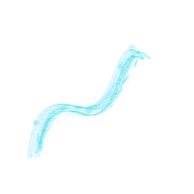 Creating blue wavy brush stroke