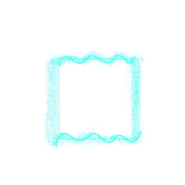 Decorative blue square frame design