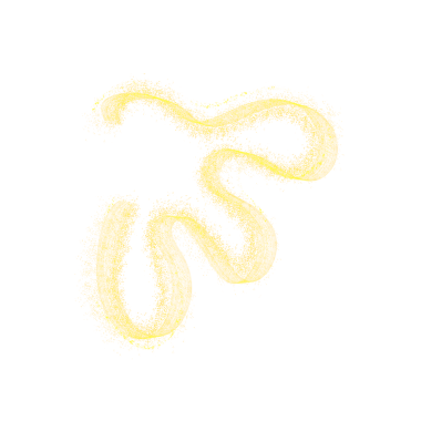 Drawing bright yellow wavy line