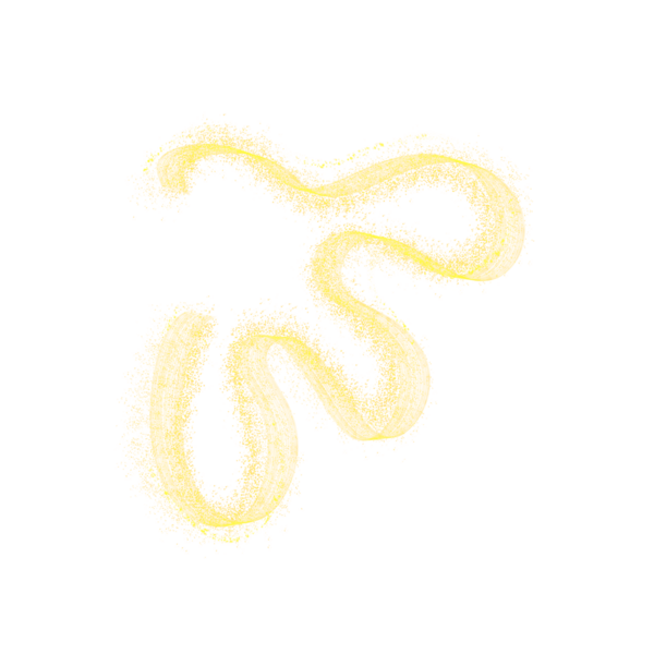 Drawing bright yellow wavy line