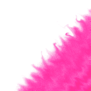 Unique pink frame created through paint textures