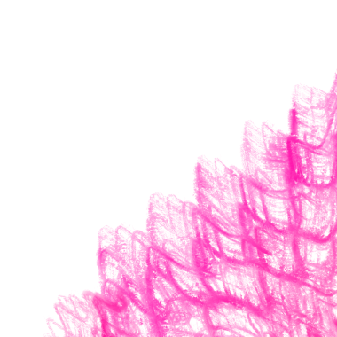 Unique abstract frame created through pink paint textures