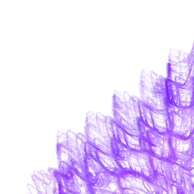 Abstract purple border painted with layered textured strokes