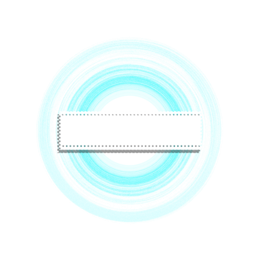 Simple turquoise circle with white line