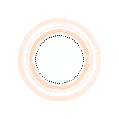 Orange Round Brush Frame Tag Label On Transparent Background 