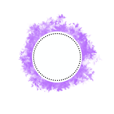 Purple Grunge Brush Round Label Price On Transparent Background