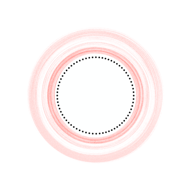 Red Round Brush Frame Tag Label On Transparent Background