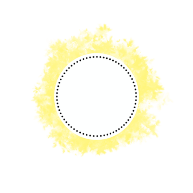 Yellow Grunge Brush Round Label Price On Transparent Background
