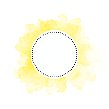 Yellow Grunge Brush Round Label Price On Transparent Background