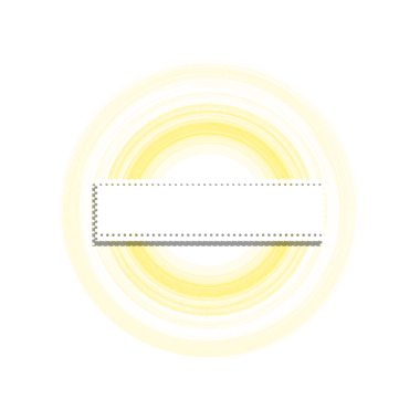 Yellow Radial Frame Tag Label On Transparent Background