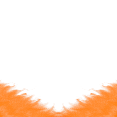 Soyut Turuncu Fırça Kenarlığı şeffaf arkaplanda izole edildi