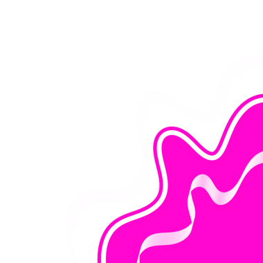 Abstract Pink Blob With Line