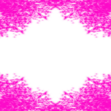 Soyut Pembe Fırça Çerçeve Kenarlığı şeffaf arkaplanda izole edildi