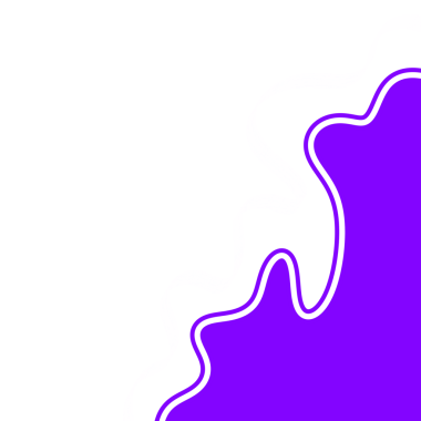 Abstract Purple Blob With Line