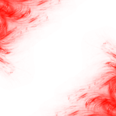 Soyut Kırmızı Fırça Çerçeve Kenarlığı şeffaf arkaplanda izole edildi