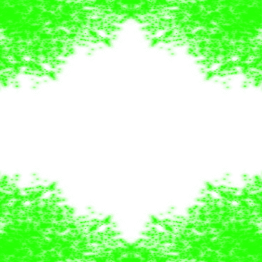 Soyut Kırmızı Fırça Çerçeve Kenarlığı şeffaf arkaplanda izole edildi