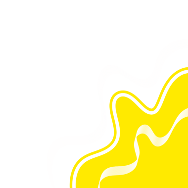 Abstract Yellow Blob With white Line