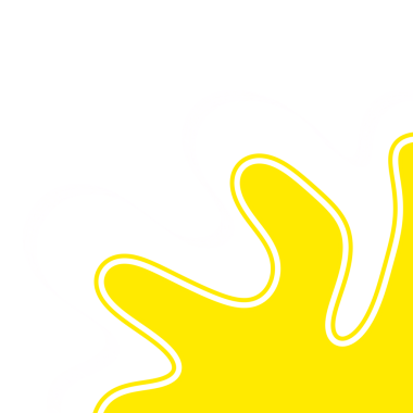 Abstract Yellow Blob With white Line