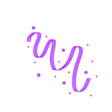 Mor Kurdele Sanatı şeffaf arkaplanda izole edildi