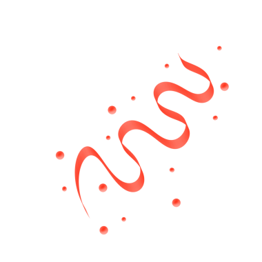 Kırmızı Kurdele Sanatı şeffaf arkaplanda izole edildi