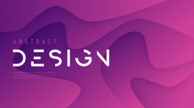 Vektör arka dalgalı plan, trendy minimalist fütüristik de