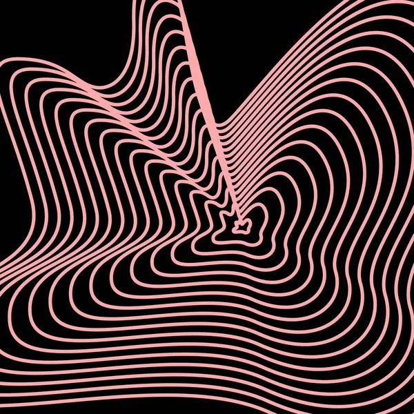 Pink lines on black background. Template for covers, web sites.