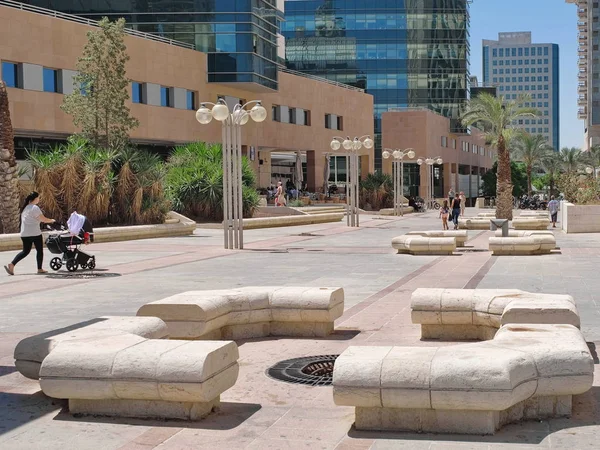 Nowoczesnej Architektury Miejskiej Izrael Beer Sheva — Zdjęcie stockowe