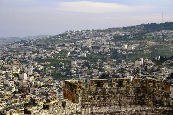 Израиль Вид Жилые Районы Иерусалима — стоковое фото