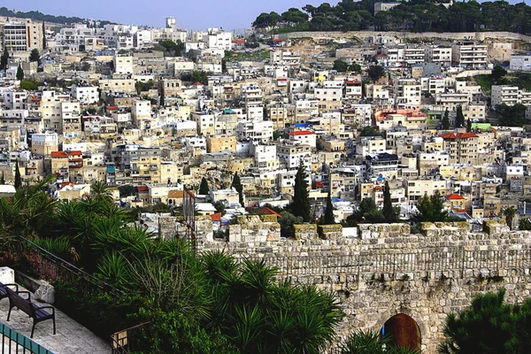 Израиль Вид Жилые Районы Иерусалима — стоковое фото