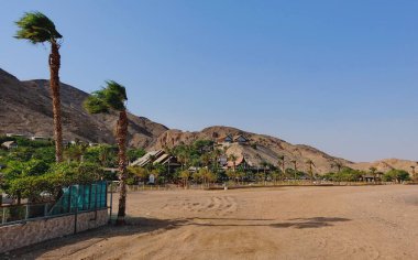 Eilat, Israil, 13 Ağustos 2017. Eilat, Kızıldeniz kıyısında yer almaktadır. rekreasyon ve su turizmi için harika bir yer.