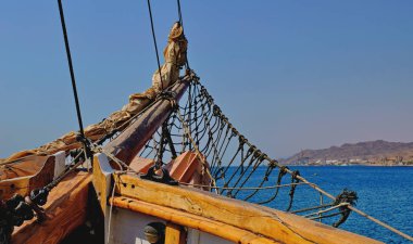 Eilat, Israil, 12 Ağustos 2017. Eilat, Kızıldeniz kıyısında yer almaktadır. rekreasyon ve su turizmi için harika bir yer.