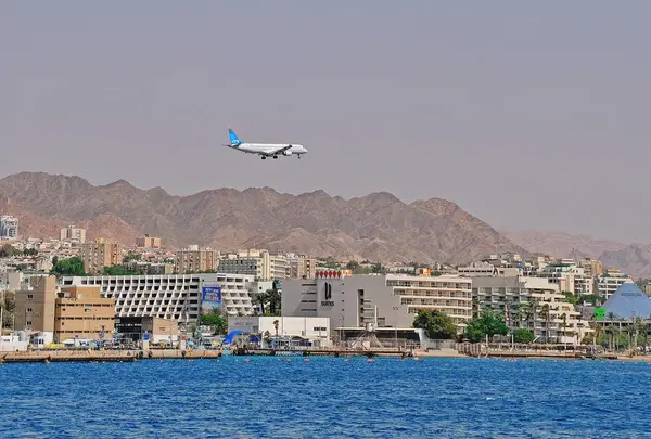 Eilat Israel Agosto 2017 Eilat Está Localizado Nas Margens Mar — Fotografia de Stock