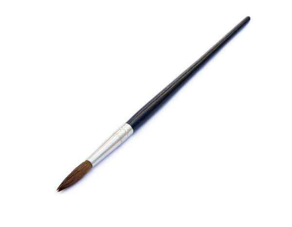 Набор кистей, изолированных на белом фоне
