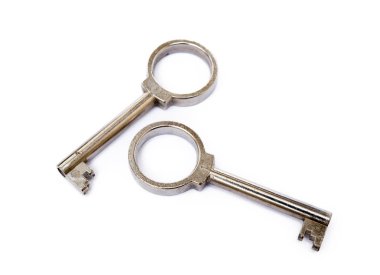  Beyaz arka plan üzerinde izole kullanılan anahtarı