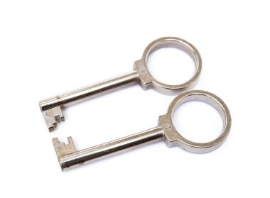  Beyaz arka plan üzerinde izole kullanılan anahtarı