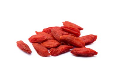 Goji berry izole üzerinde beyaz arka plan