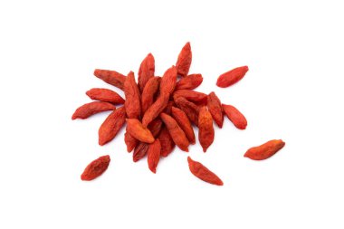 Goji berry izole üzerinde beyaz arka plan