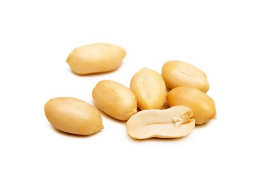 Taze fıstık izole üzerinde beyaz arka plan snack