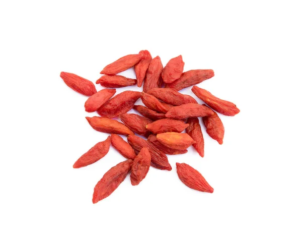 Baie Goji Isolé Sur Fond Blanc — Photo