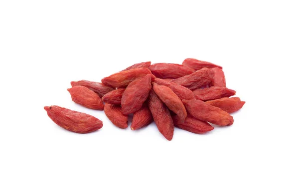 Goji Berry Geïsoleerd Witte Achtergrond — Stockfoto