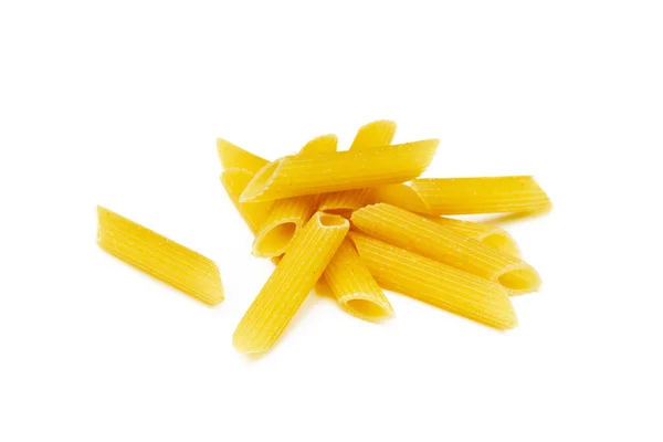 Pasta Tradizionale Italiana Isolata Fondo Bianco — Foto Stock