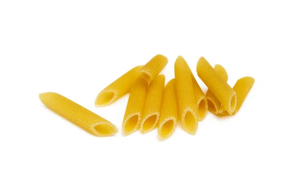 Traditionele Italiaanse Pasta Geïsoleerd Witte Achtergrond — Stockfoto