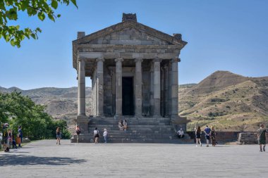  Ermenistan'daki Pagan Tapınağı. Garni .