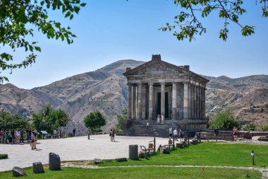  Ermenistan'daki Pagan Tapınağı. Garni .